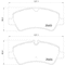 Pagid Brakes Ford Transit-150 15/Transit-250 15/Trans Brake Pad Set-D, 355020721 355020721 - alternate 2